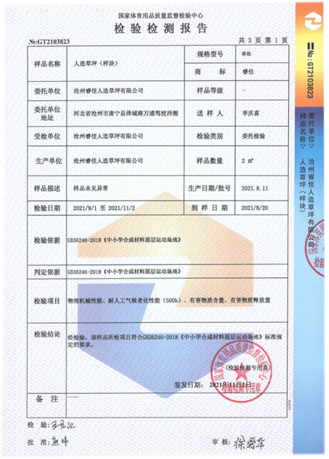 TEST REPORT